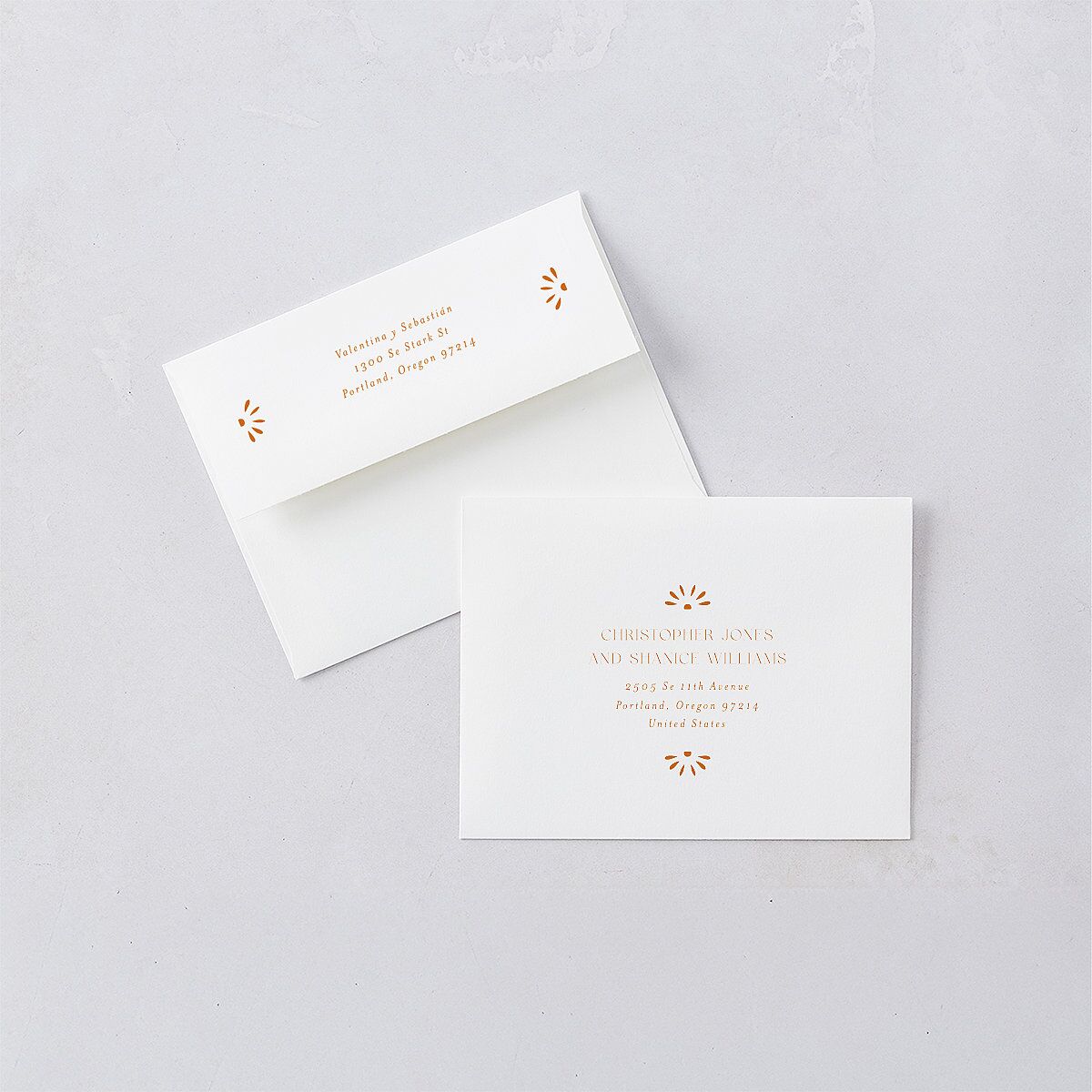 Hacienda Elegante Thank You Cards Gold Cinnamon