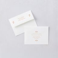 Hacienda Elegante Thank You Cards Gold Cinnamon
