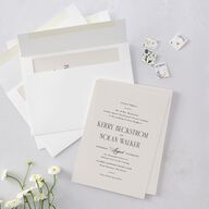 Cosmopolitan Wedding Invitations Champagne Signature Blank No Standard