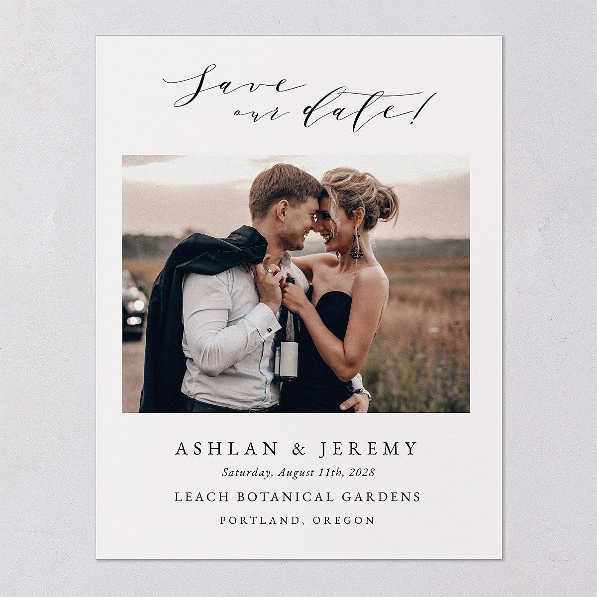 Simply Elegant Save the Date Petite Cards — view 8