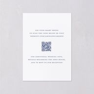 Church Stained Glass Wedding Event Detail Cards Moody Blue Signature Standard