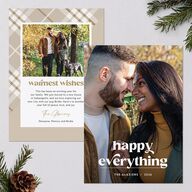 Sweet Holiday Holiday Cards Pure White Signature Blank Portrait  Standard