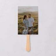 Photo Vow Fan Programs Pure White Signature Standard