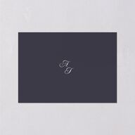 Romantic Vintage Luxury Foil Wedding Enclosure Cards Gold Moody Blue Signature Standard