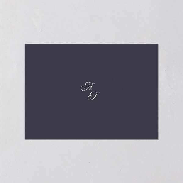 Romantic Vintage Luxury Foil Wedding Enclosure Cards Gold Moody Blue Signature Standard