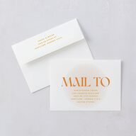 Retro Sunburst Wedding Invitations Pumpkin Signature Blank No Standard