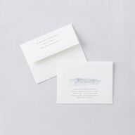 Minimal Brush Thank You Cards Slate
