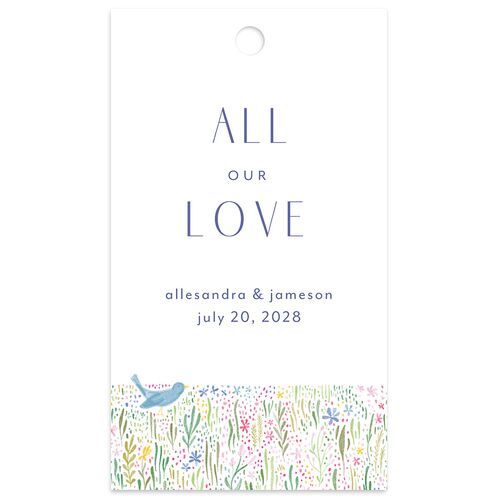 Cottage Wildflowers Favor Gift Tags Maritime Signature