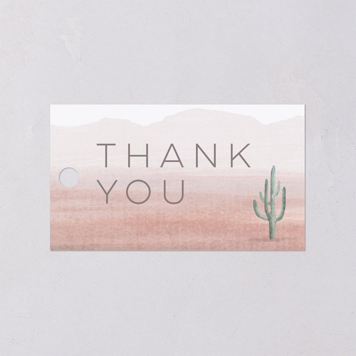 Painted Desert Favor Gift Tags — view 1