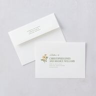 Floral Vintage Lattice Wedding Invitations Champagne Signature Blank No Standard