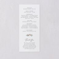 Floral Arc Wedding Programs Shell Pink Signature