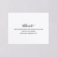 We Do All-in-One Wedding Invitations Midnight Signature Light Both Recipient and Return Addresses No