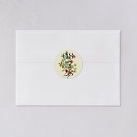 Ascending Garland Wedding Stickers Cream Sticker