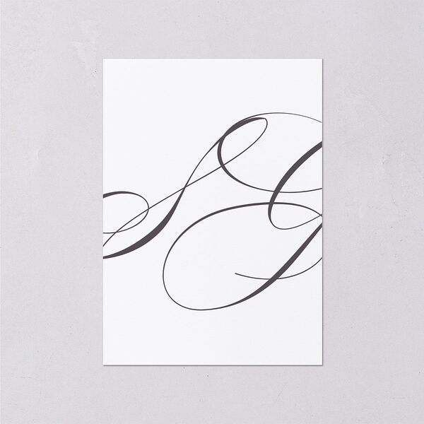 Classically Elegant Wedding Response Cards Pure White Signature Standard