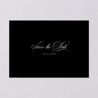 Lasting Frame Save the Date Cards Pure White Signature smooth Blank No Standard