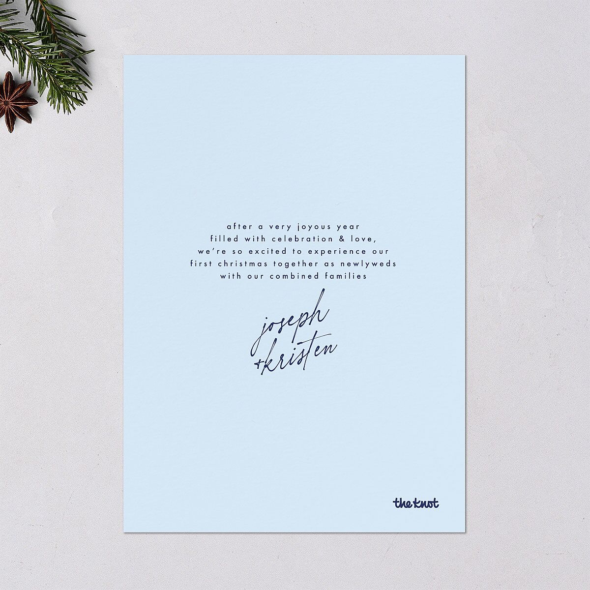 Merry Photobooth Holiday Cards Stream Signature Blank Standard Portrait