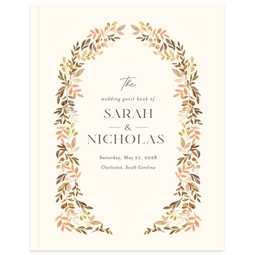 Greenery Altar Guest Books Driftwood