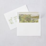 Vintage French Botanical Wedding Invitations Meadow Signature Blank No Standard