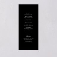 Simply Stated Wedding Programs Licorice Signature
