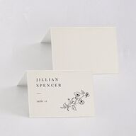Elegant Minimal Place Cards Champagne Signature