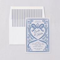 Vintage Heart Locket Envelope Liners Ocean Standard