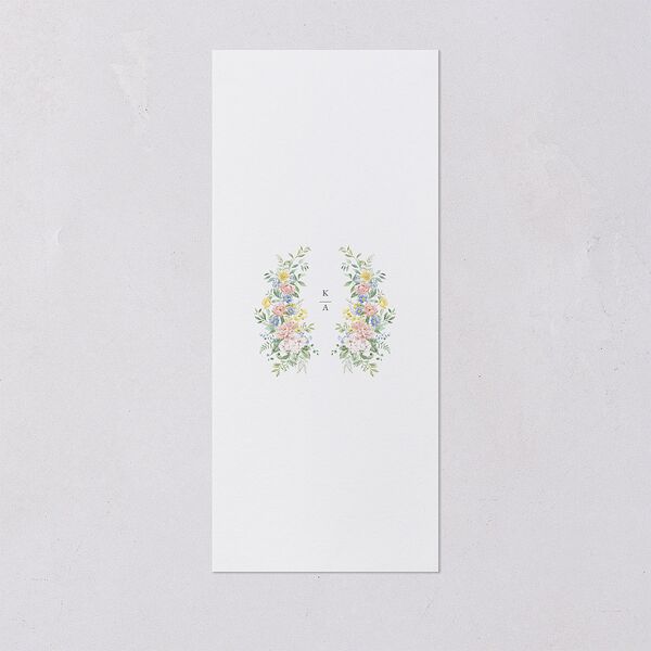 Glamorous Regency Garden Menus by Bridgerton Sage Signature