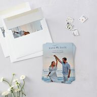 Elegant Lighthouse Save The Date Magnets Maritime Magnet Paper