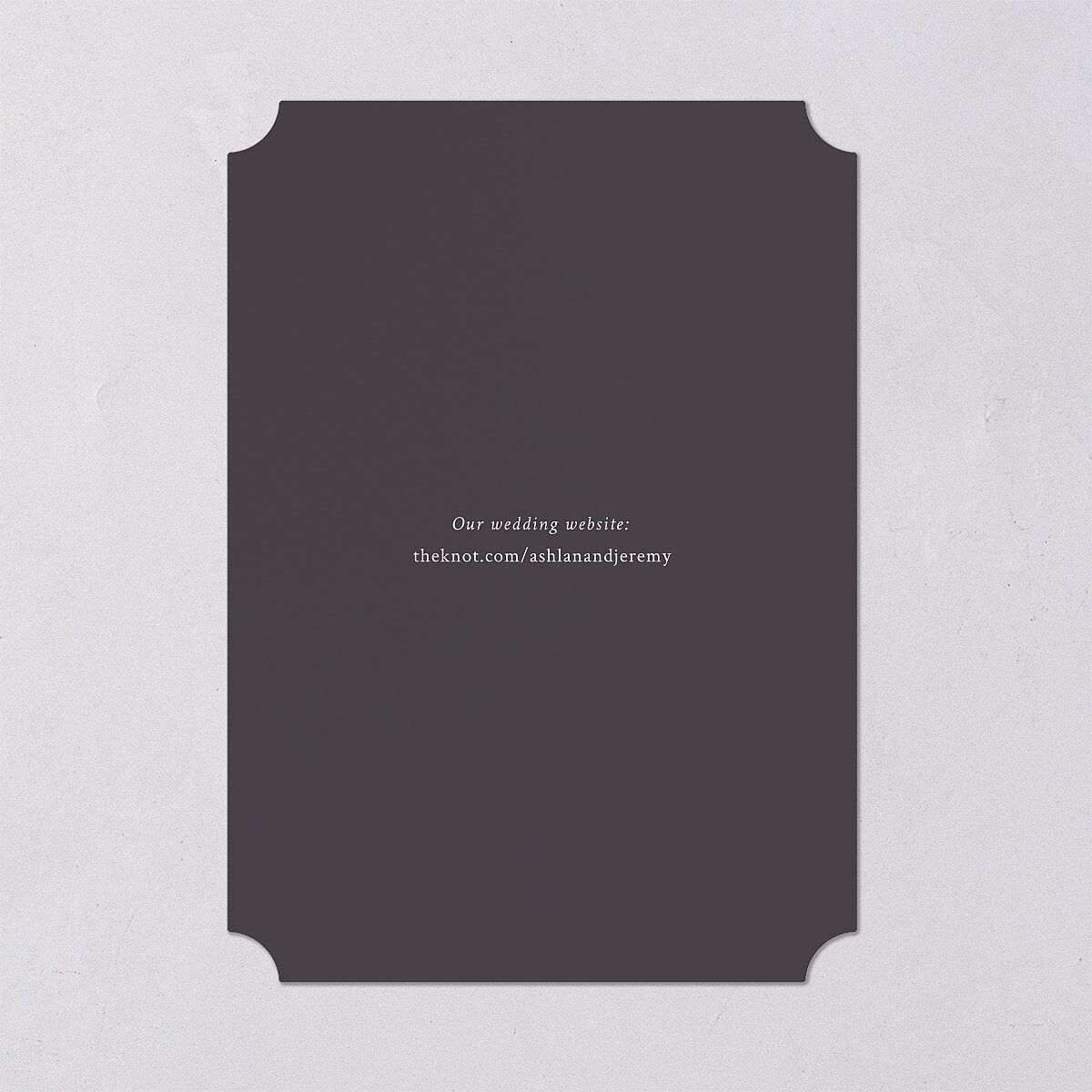 Simply Elegant Save The Date Cards — view 3