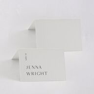 Modern Canvas Place Cards Midnight Signature