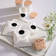 Polished Frame Favor Bags White Licorice Wax-Lined Food Safe Paper