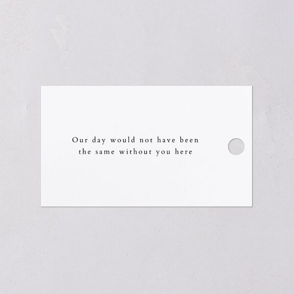 Double Frame Favor Gift Tags Gold Pure White Signature