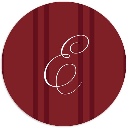 Happy Holidays Calligraphy Holiday Stickers Pure White Circle