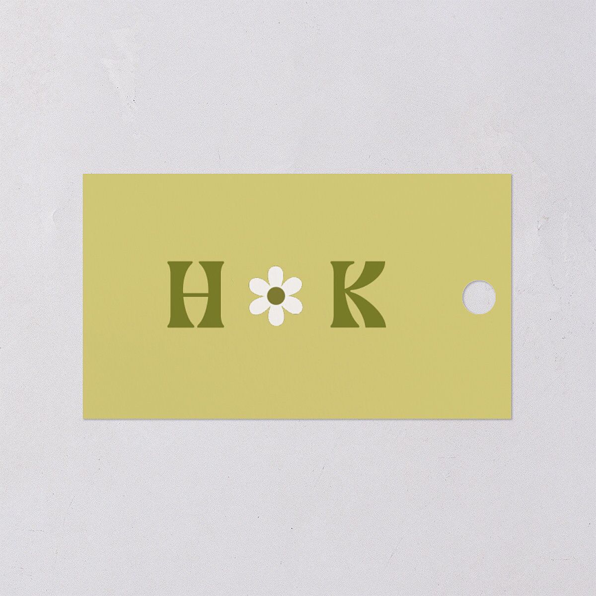 Simple Retro Daisy Favor Gift Tags Meadow Signature