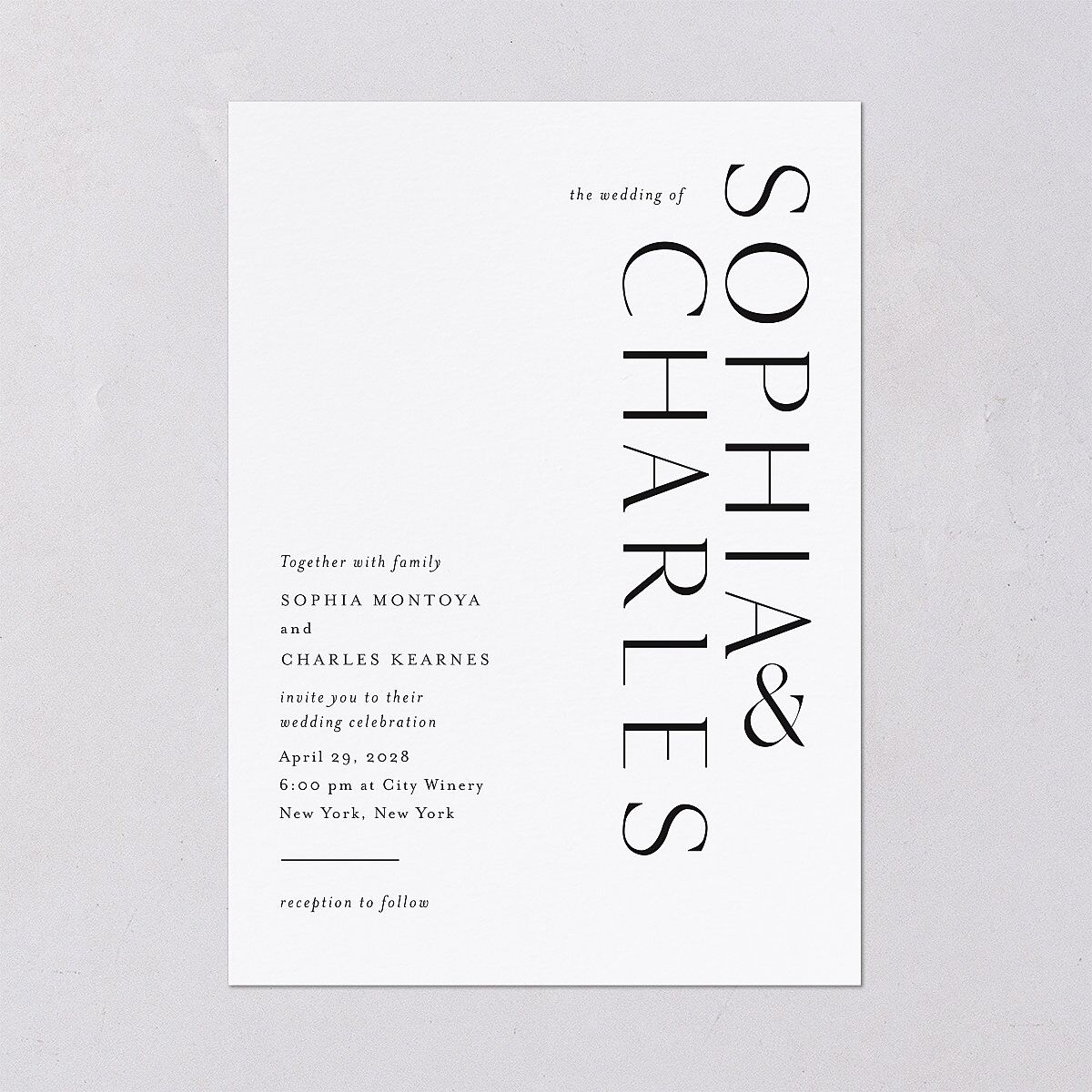Timeless Elegance Wedding Invitations — view 2