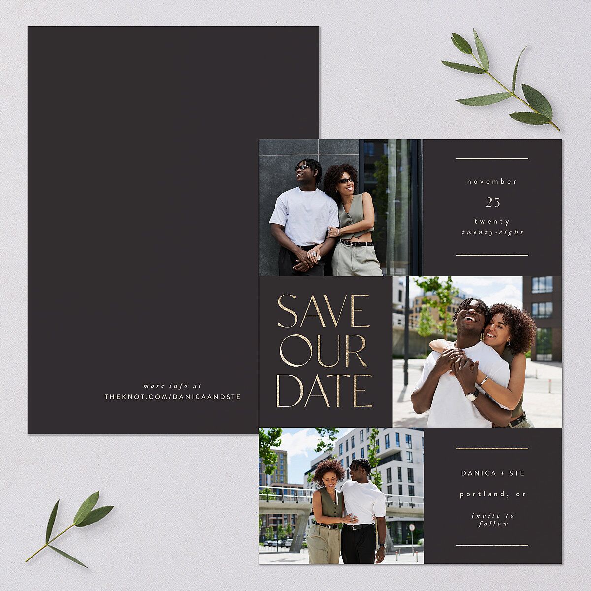Windows Save The Date Cards — view 1