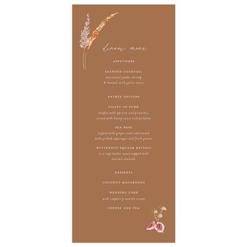 Eclectic Adornment Menus Camel Signature