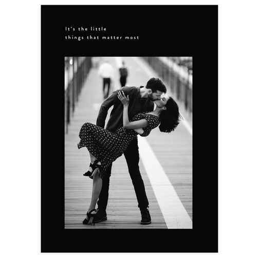 Simple Editorial Photo Wedding Enclosure Cards Midnight Signature Standard