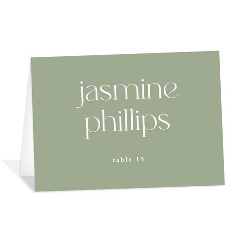 Striking Scene Place Cards Thyme Signature