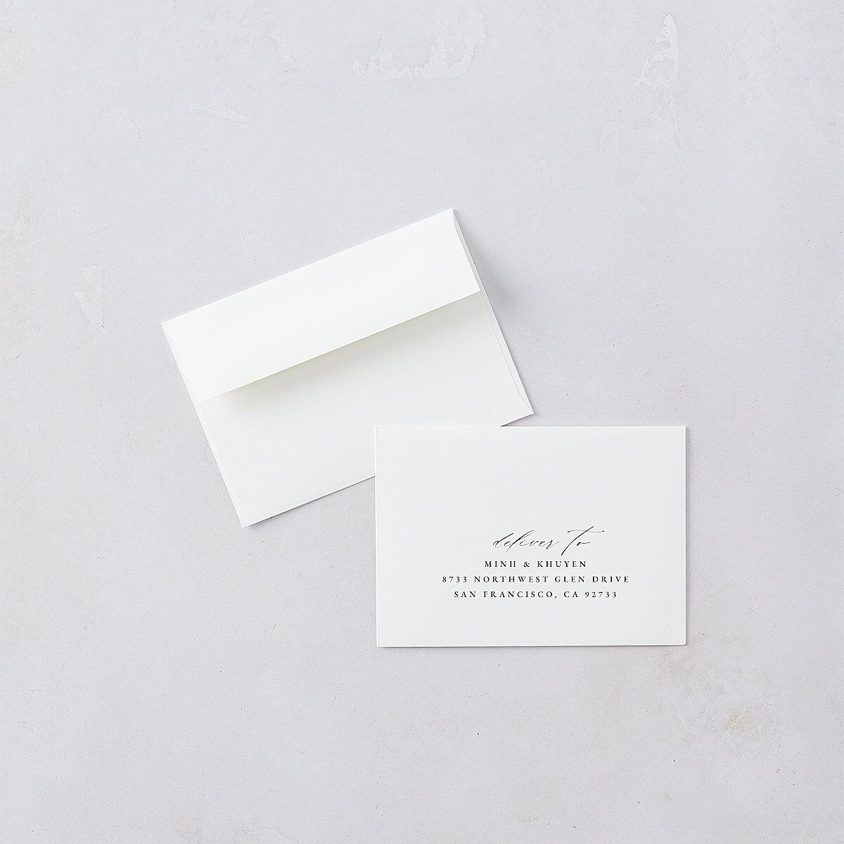 Romantic Wisteria Wedding Response Cards Purple Petal Signature Standard