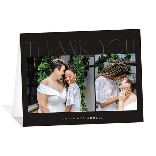 Eclectic Adornment Thank You Cards Midnight