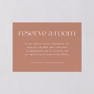 Striking Scene Wedding Enclosure Cards Dusty Rose Signature Standard