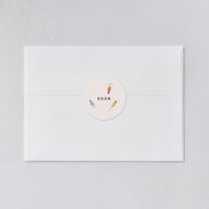Whimsical Drawn Holiday Lights Holiday Stickers Sapphire Circle
