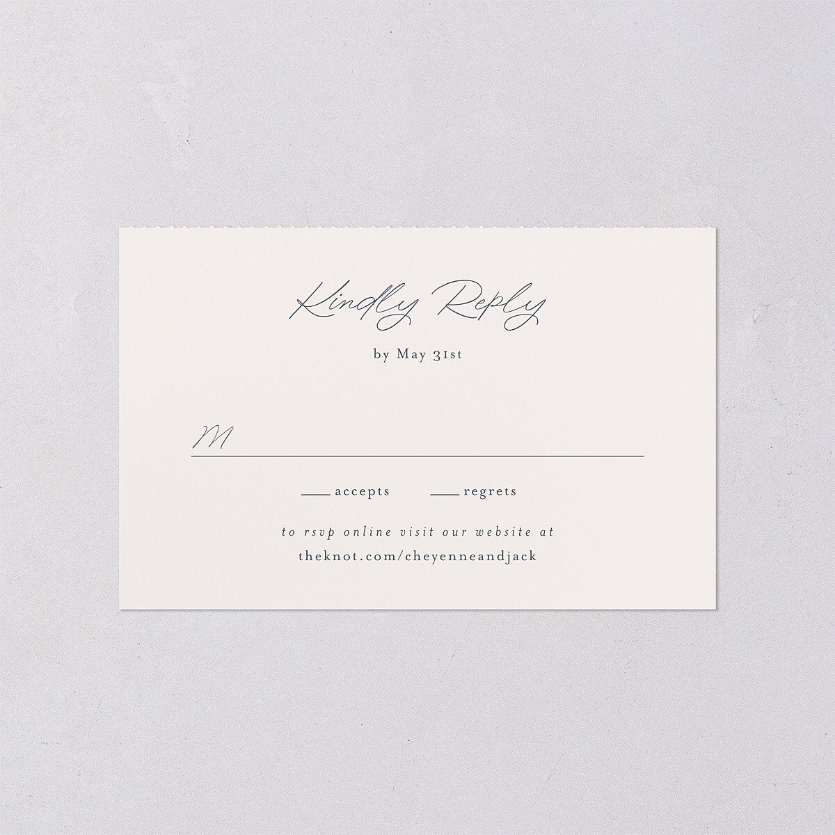 Western Wild Horses All-in-One Wedding Invitations Falcon Signature Light Both Recipient and Return Addresses No