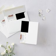 Framed Photo Thank You Cards Gold Pure White Signature