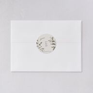 Curved Garland Wedding Stickers Champagne