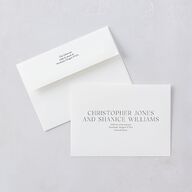 Merry Gallery Holiday Cards Pure White Signature Blank