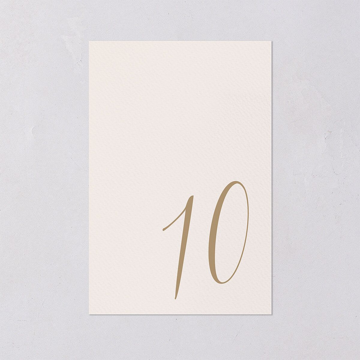 At Last Table Numbers Linen Signature