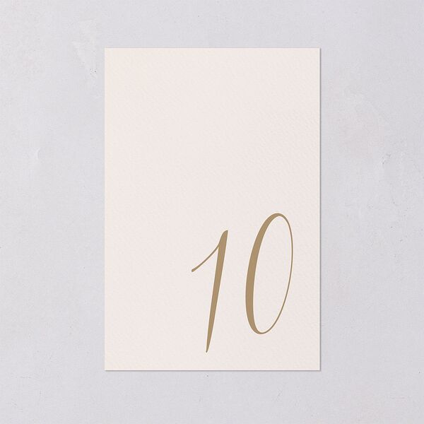 At Last Table Numbers Linen Signature