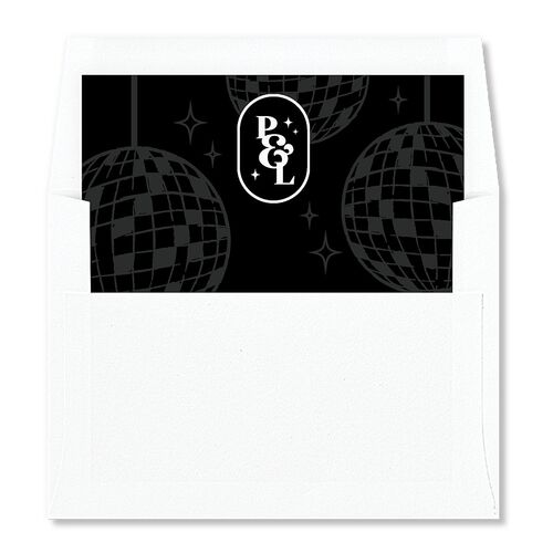 Colorful Retro Stripes Envelope Liners Licorice Standard