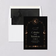Celestial Galaxy Envelope Liners Midnight Standard